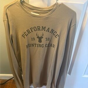 Tan Long Sleeve Colombia Performance Shirt
